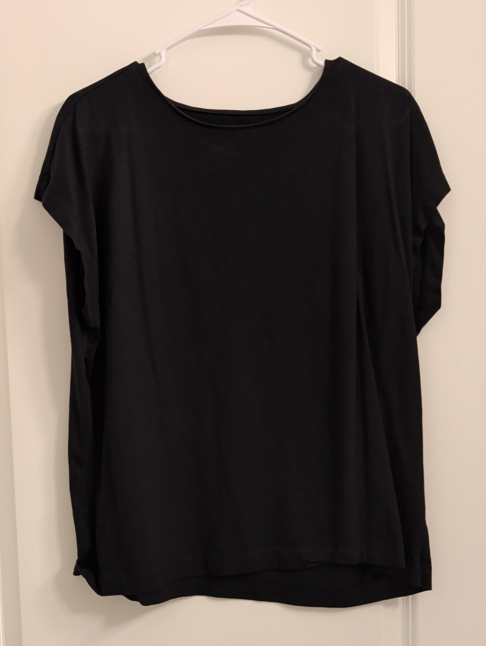 LOFT Black Wedge Tee